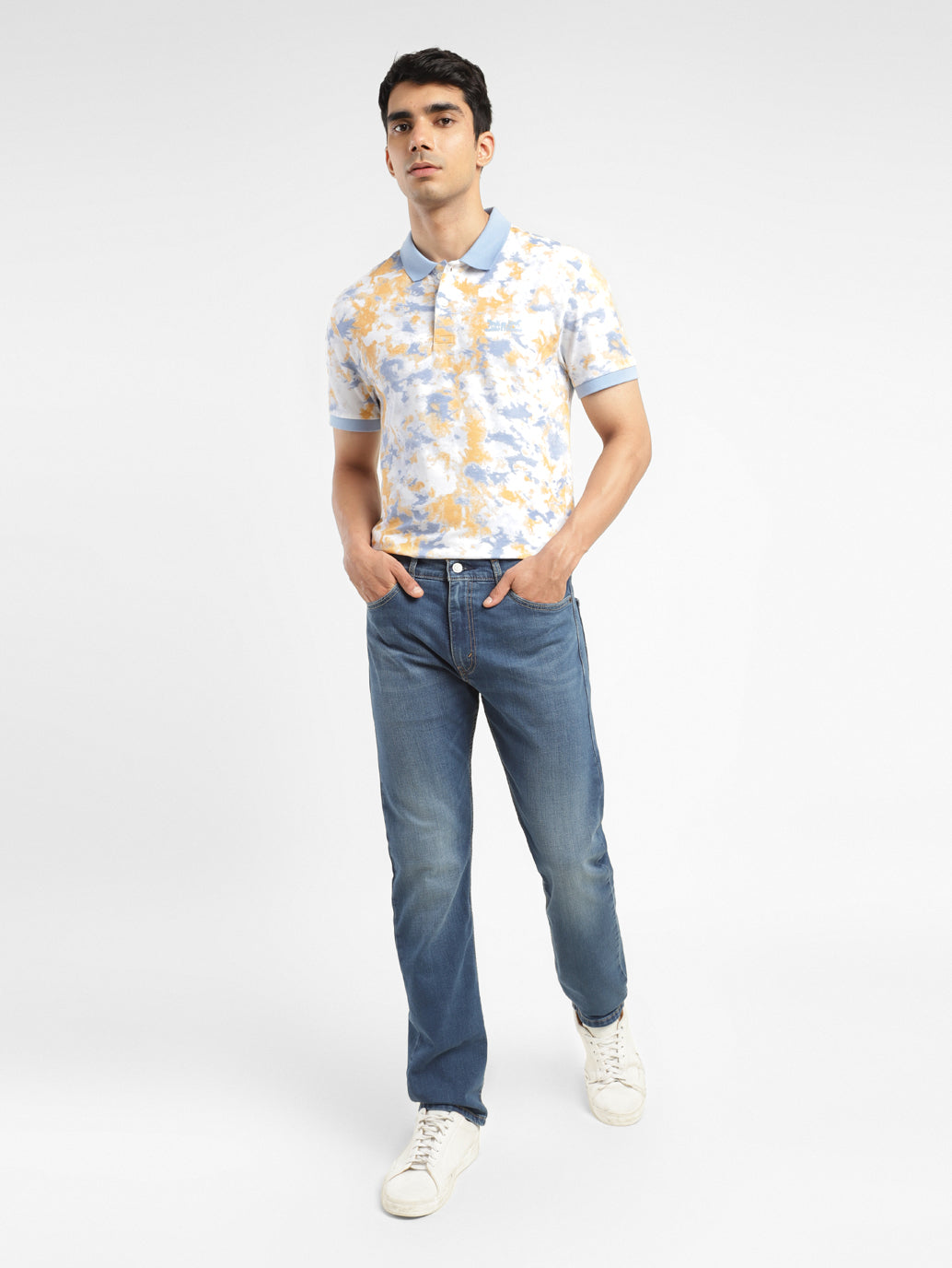 Men's Tie - Dye Polo T-shirt - 243c91bf-d402-4b54-bb7e-b46a9c4dec35 View