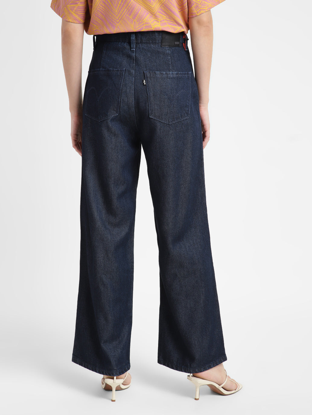 Women's Blue Mile High Wide Leg Fit High Rise Jeans - 607bdb81-9332-4a69-b714-69dec2668fa2 View