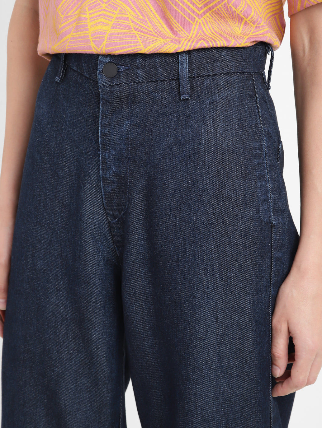 Women's Blue Mile High Wide Leg Fit High Rise Jeans - 6bc20052-1325-4a7d-92c0-2a0261896709 View