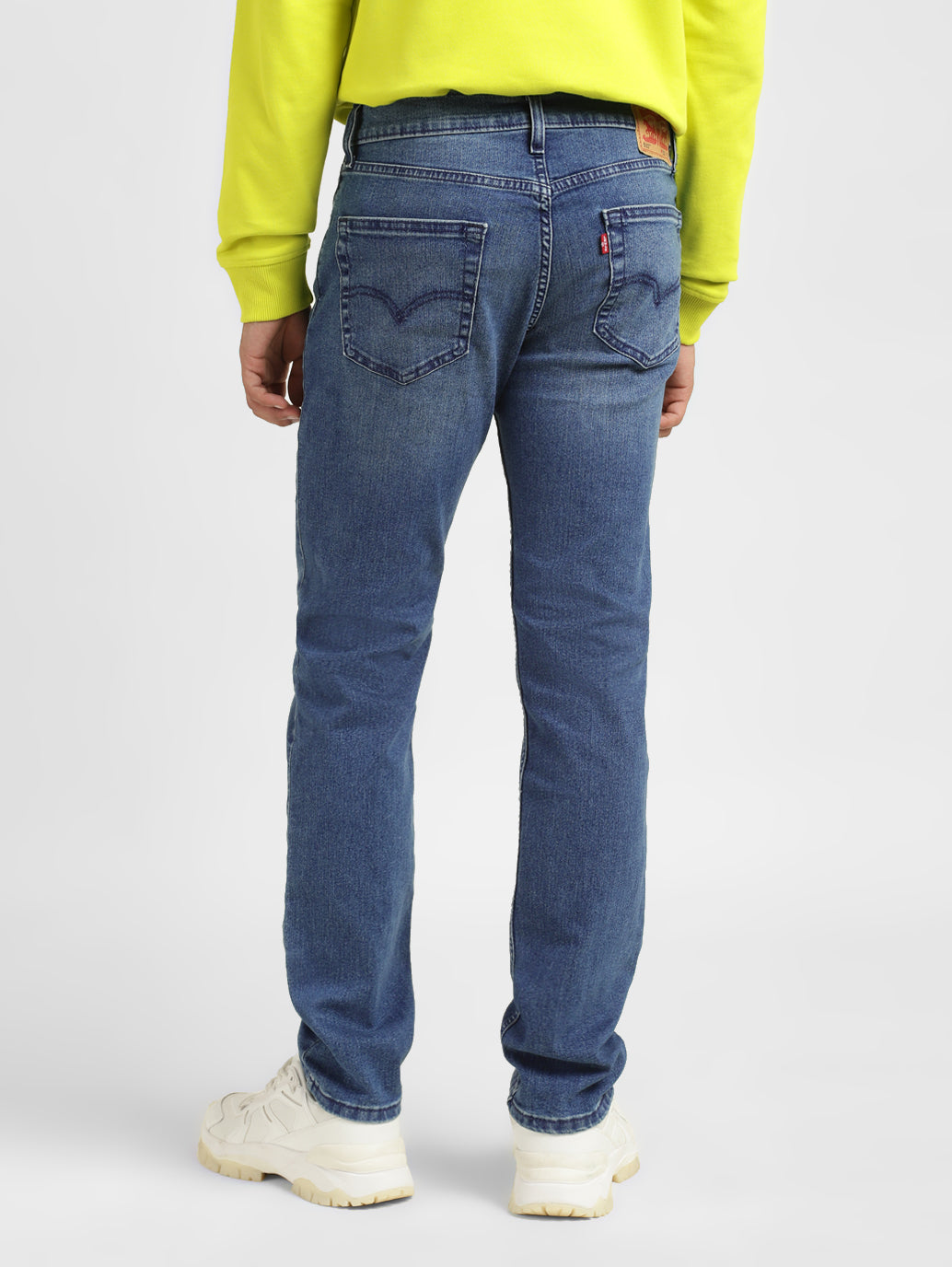 Men's 511 Blue Slim Fit Mid Rise Jeans - b9452a94-d29f-4d42-a0d8-c002f7ca92cc View