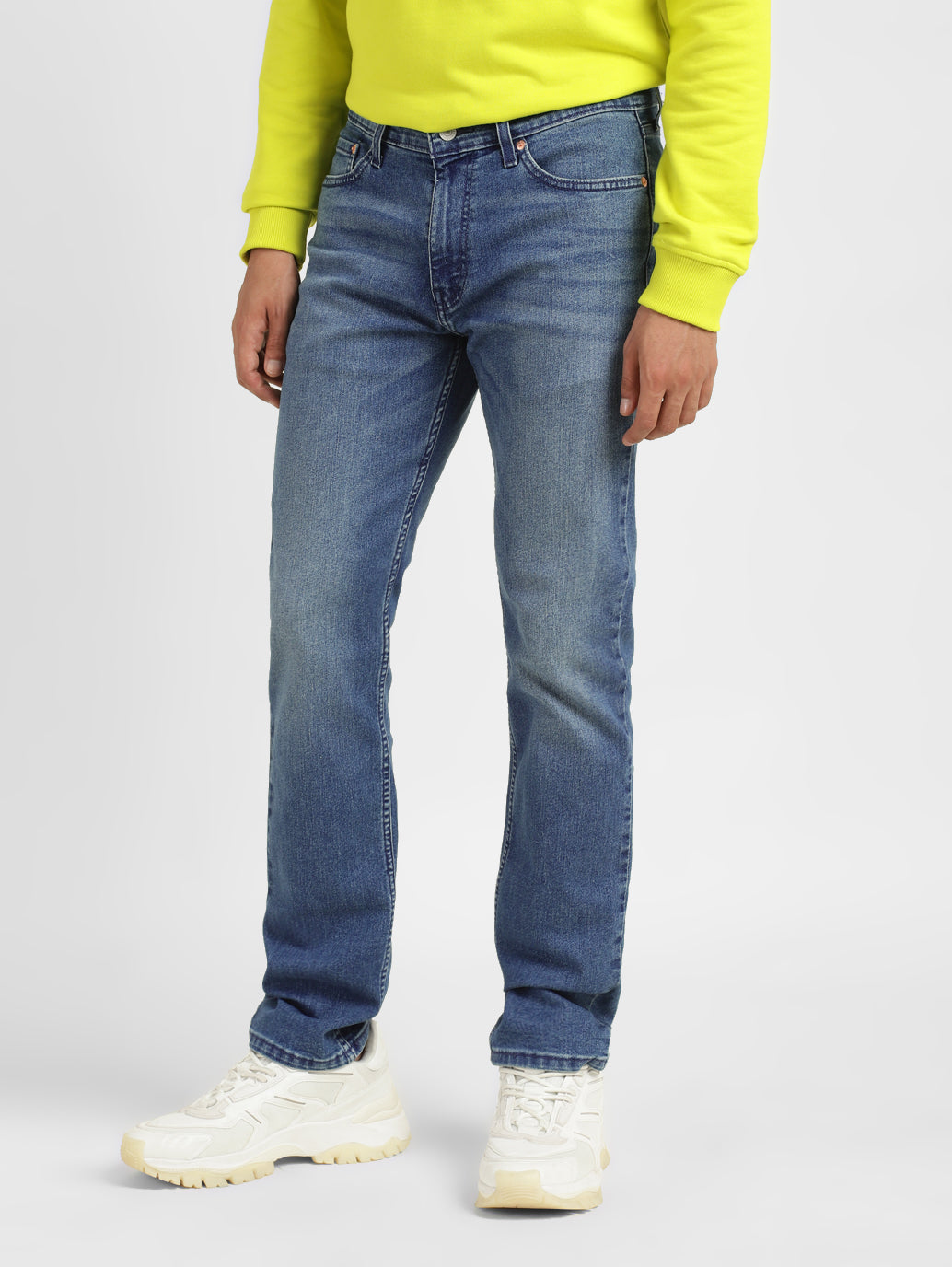 Men's 511 Blue Slim Fit Mid Rise Jeans - 5aa0d91e-fee3-4b73-92d3-24fd8aed5379 View