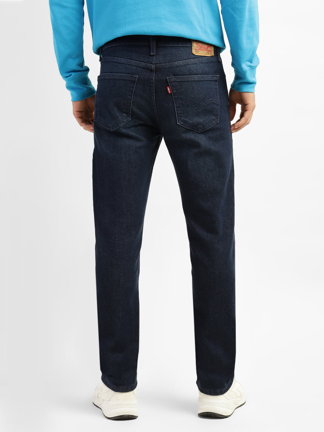 Men's 511 Blue Slim Fit Mid Rise Jeans - 0146befb-9010-4c06-8872-d57ebd4e79ab View