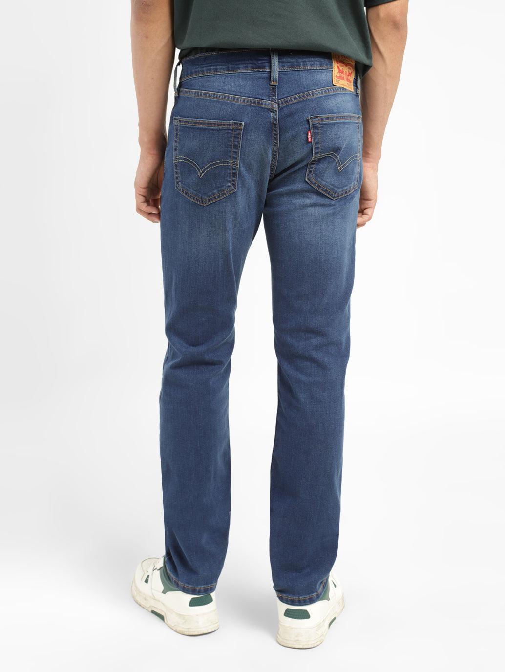 Men's 511 Blue Slim Fit Mid Rise Jeans - 62fb8e2c-d7db-48af-90cf-8dfa1398c575 View