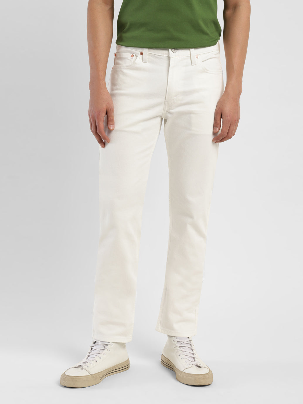 Men's 511 White Slim Fit Mid Rise Jeans - 7e92fe38-44b1-4e9b-9688-b0186f8b444d View