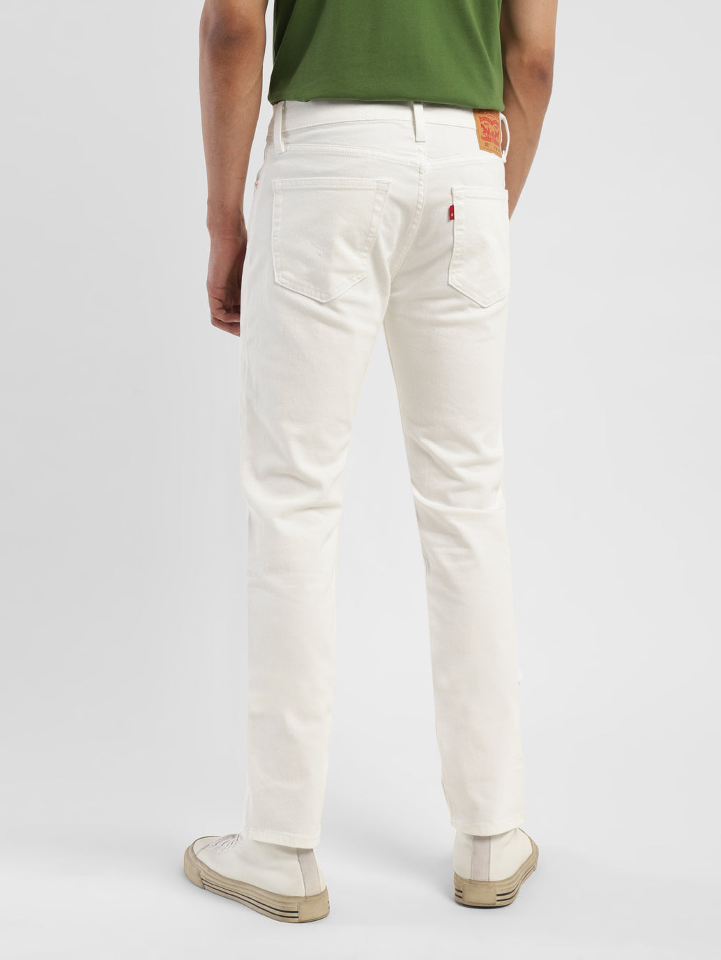 Men's 511 White Slim Fit Mid Rise Jeans - eb84c21d-b7b3-4774-aab6-fefdac9dbec4 View