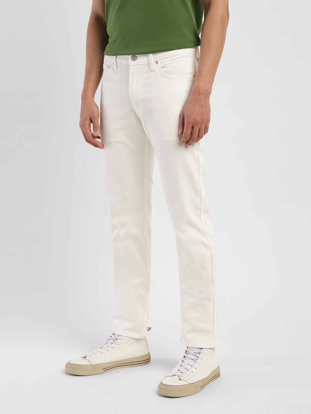 Men's 511 White Slim Fit Mid Rise Jeans - 8daed727-af29-4fd5-858c-b297e8c75ea6 View