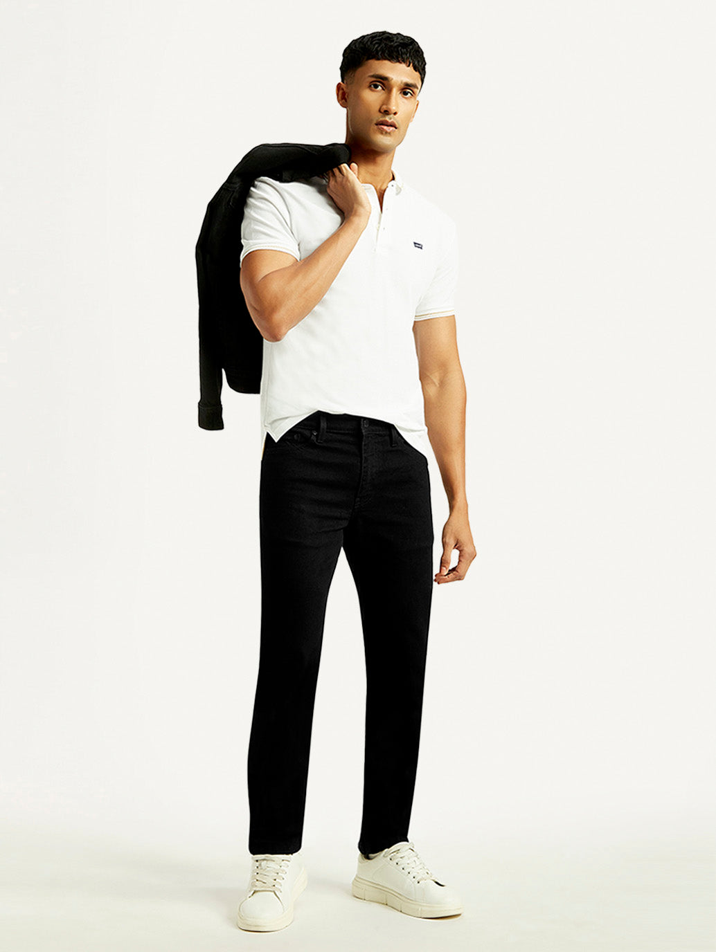 Men's 511 Black Slim Fit Mid Rise Jeans