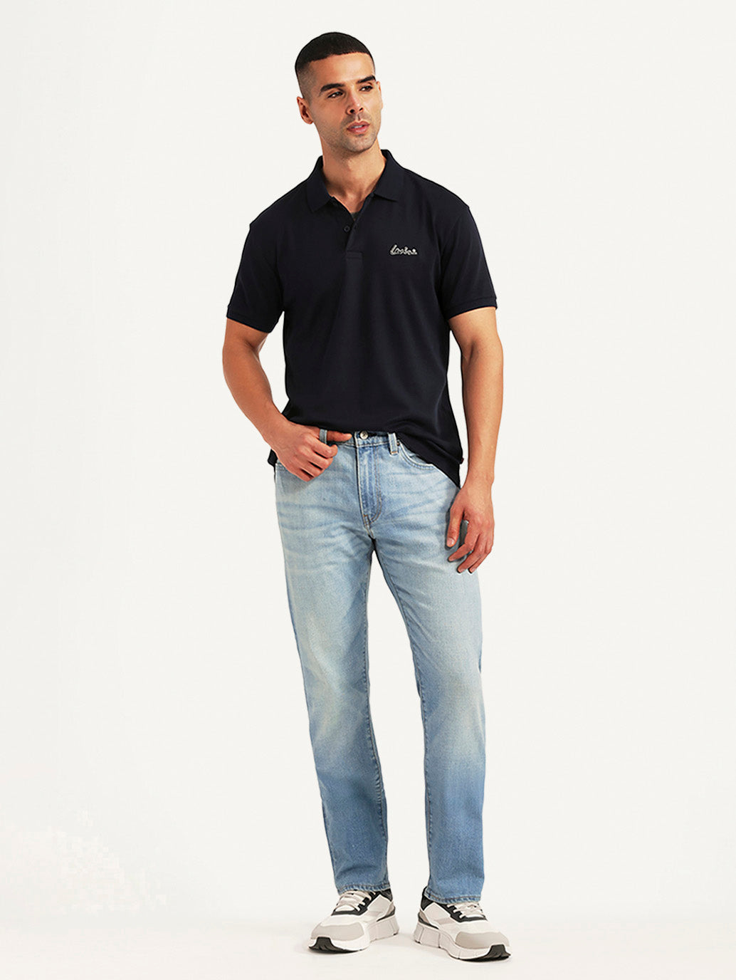 Men's 511 Light Blue Slim Fit Mid Rise Selvedge Jeans