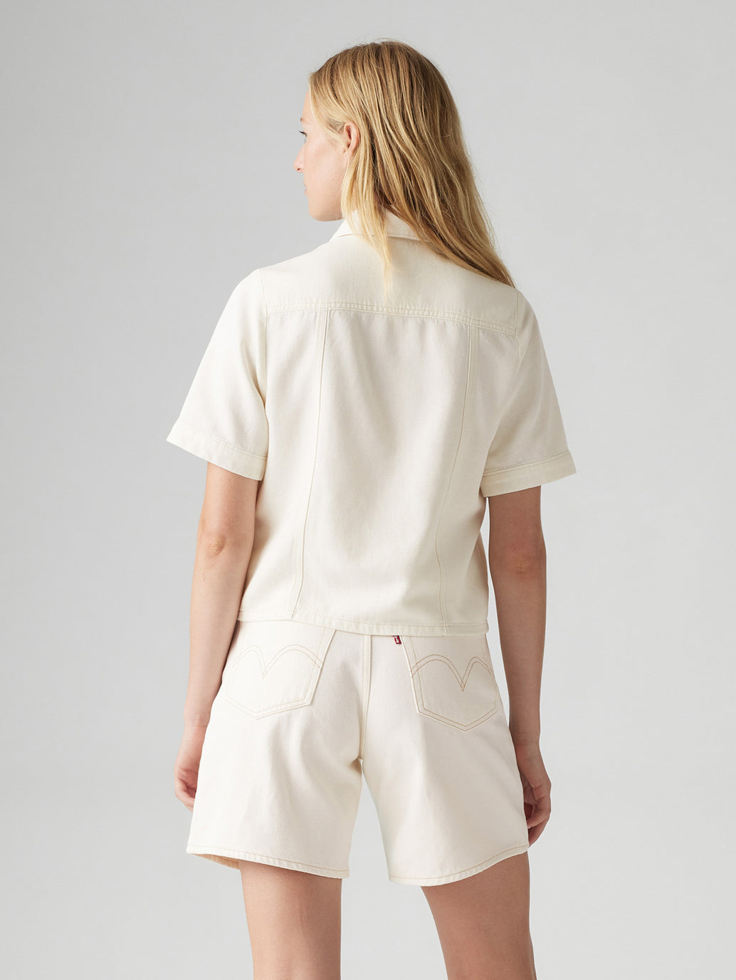 Women's Solid Spread Collar Shirt - 1ef7c8c81728bf34b44dcd69586d7943 View