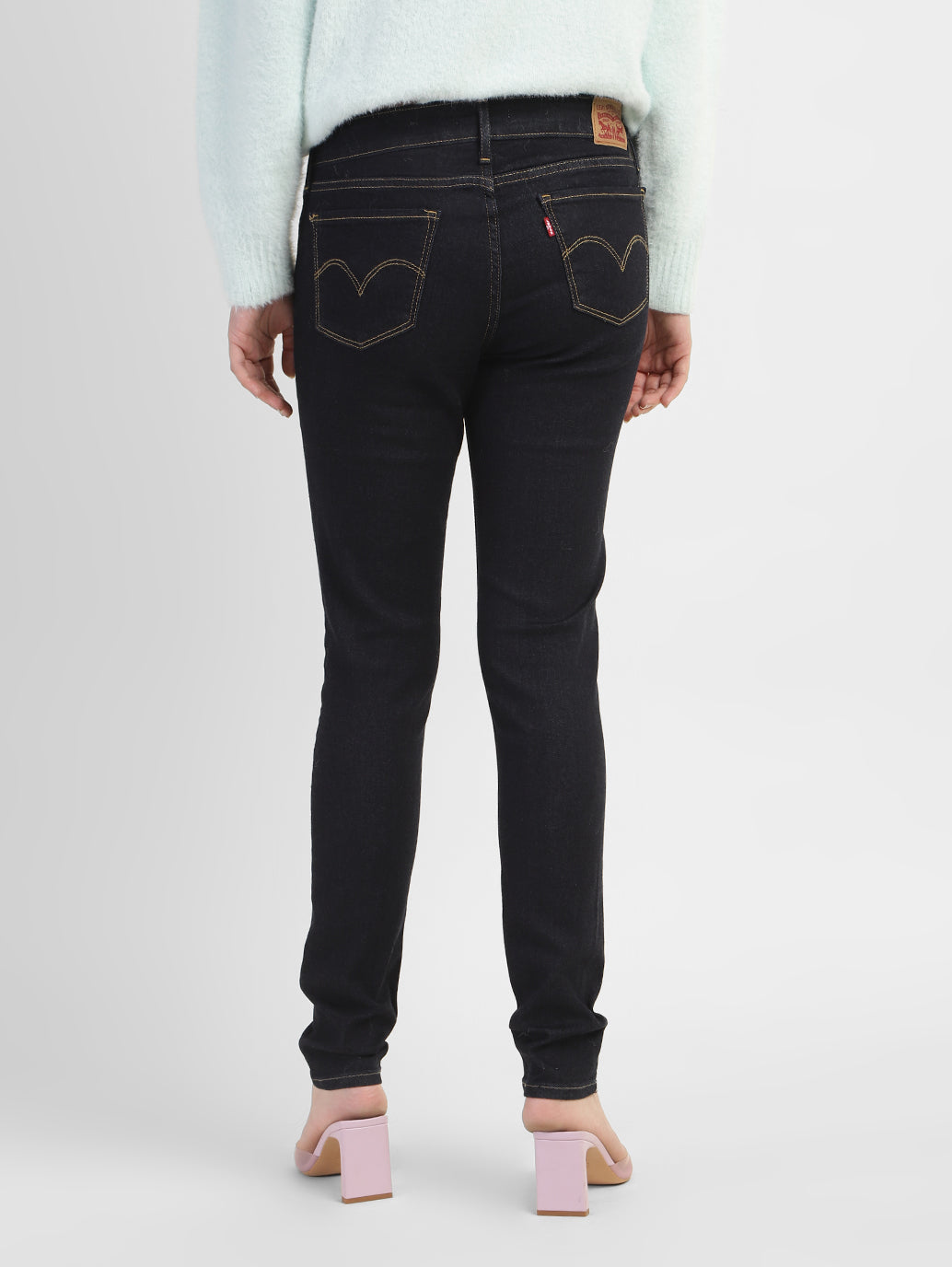 Women's 711 Blue Skinny Fit Mid Rise Jeans - 759a3acd-71ac-4c4b-9933-31dd758e201a View