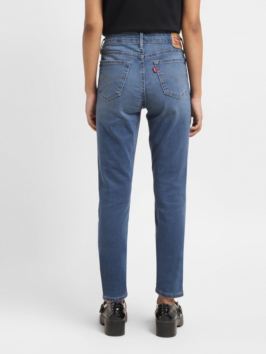 Women's 711 Blue Skinny Fit Mid Rise Jeans - 3beb872e-b517-44b6-8054-cb76c266b500 View