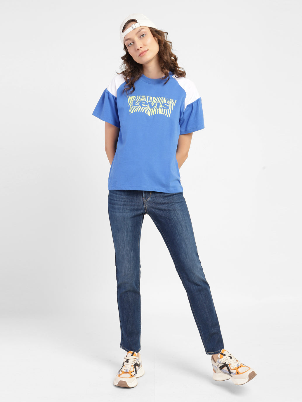 Women's 312 Blue Straight Fit Mid Rise Jeans - 90b453e8-cb5a-4b13-b280-5479f34823c2 View