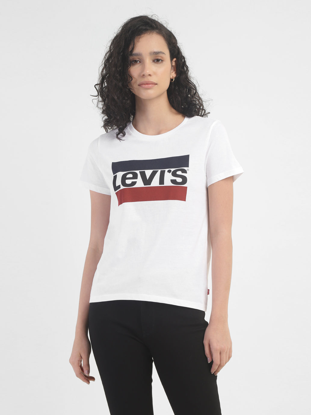 Women's Brand Logo Crew Neck T-shirt - 6824dd68-1da4-40a9-98c9-0e04c3ed18ee View