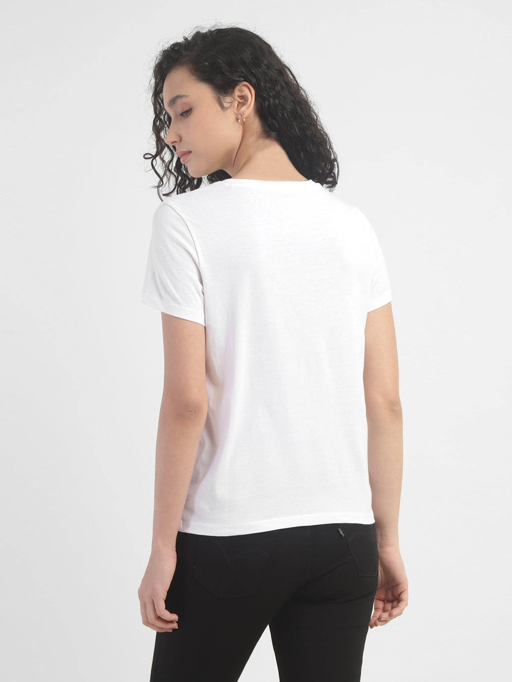 Women's Brand Logo Crew Neck T-shirt - 8158f0f4-3dac-4c3e-b34f-f375f8783f17 View