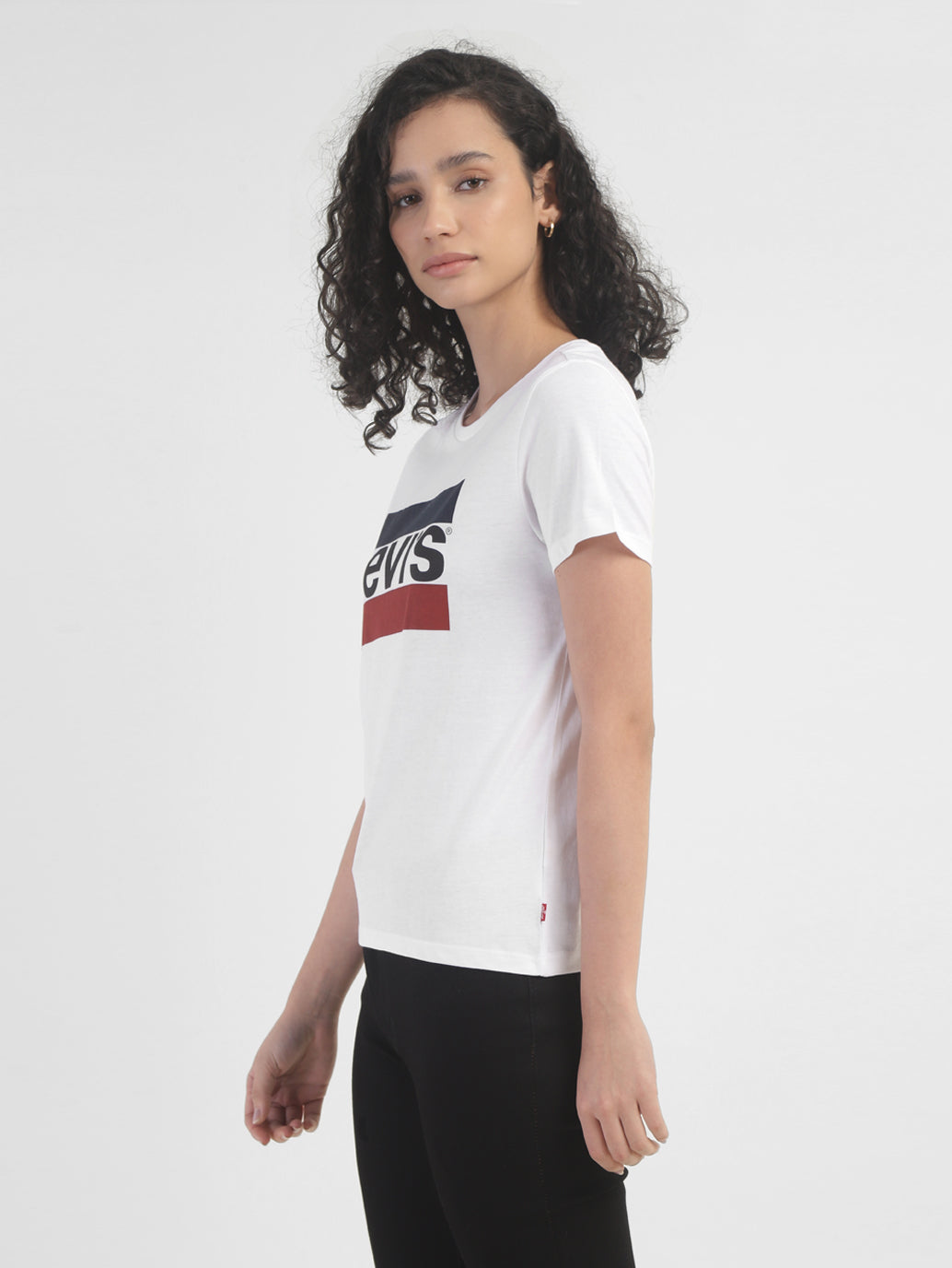 Women's Brand Logo Crew Neck T-shirt - 87e0ad0e-af5c-47fe-a890-26cf31c9c8e3 View