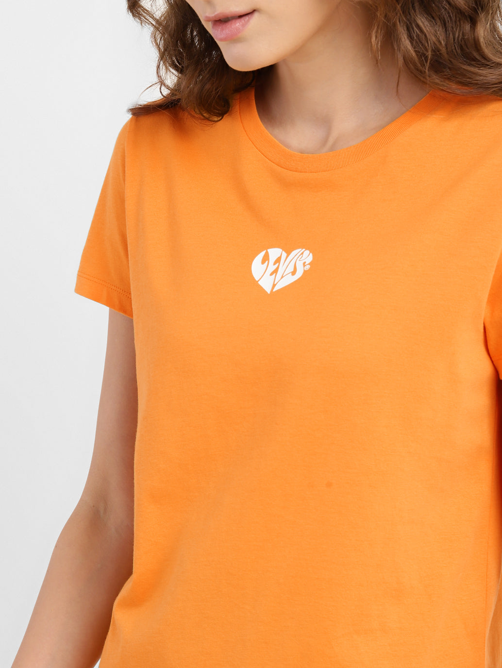 Women's Solid Crew Neck T-shirt - df71b4c6-1c91-4cbf-99ee-ac0a7833cf9d View