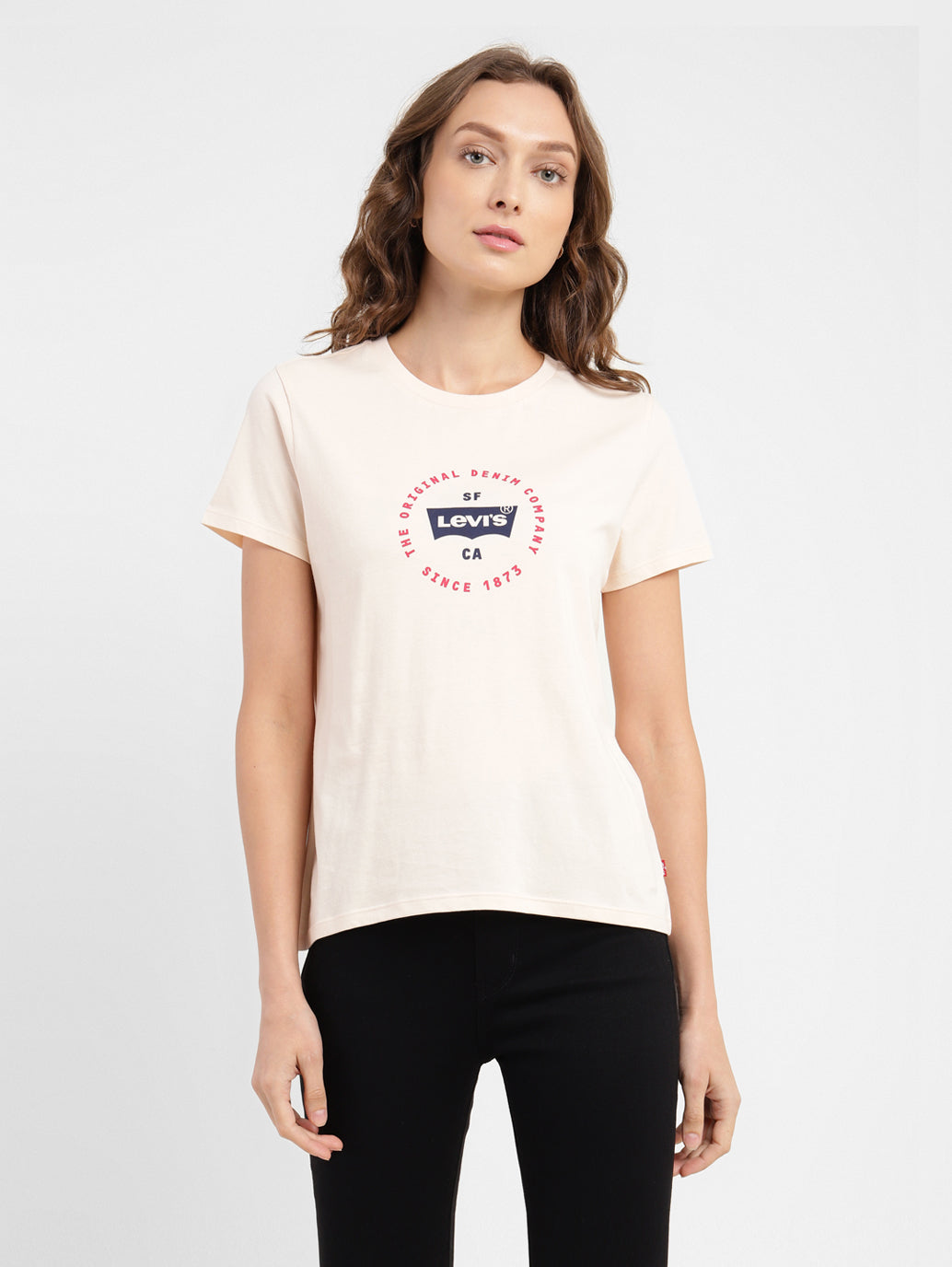 Women's Brand Logo Slim Fit T-shirt - b140c871-5665-46a0-9de1-36ac7de8055e View