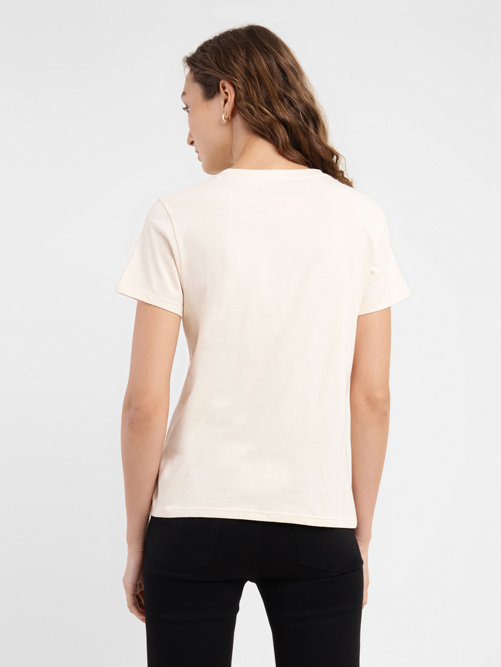 Women's Brand Logo Slim Fit T-shirt - 2c7cbc19-8e2e-4cf6-a057-af72ed76980c View