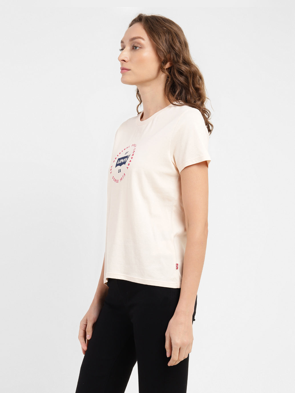 Women's Brand Logo Slim Fit T-shirt - b80a3ede-70d8-45a7-97ca-8da3095e37df View