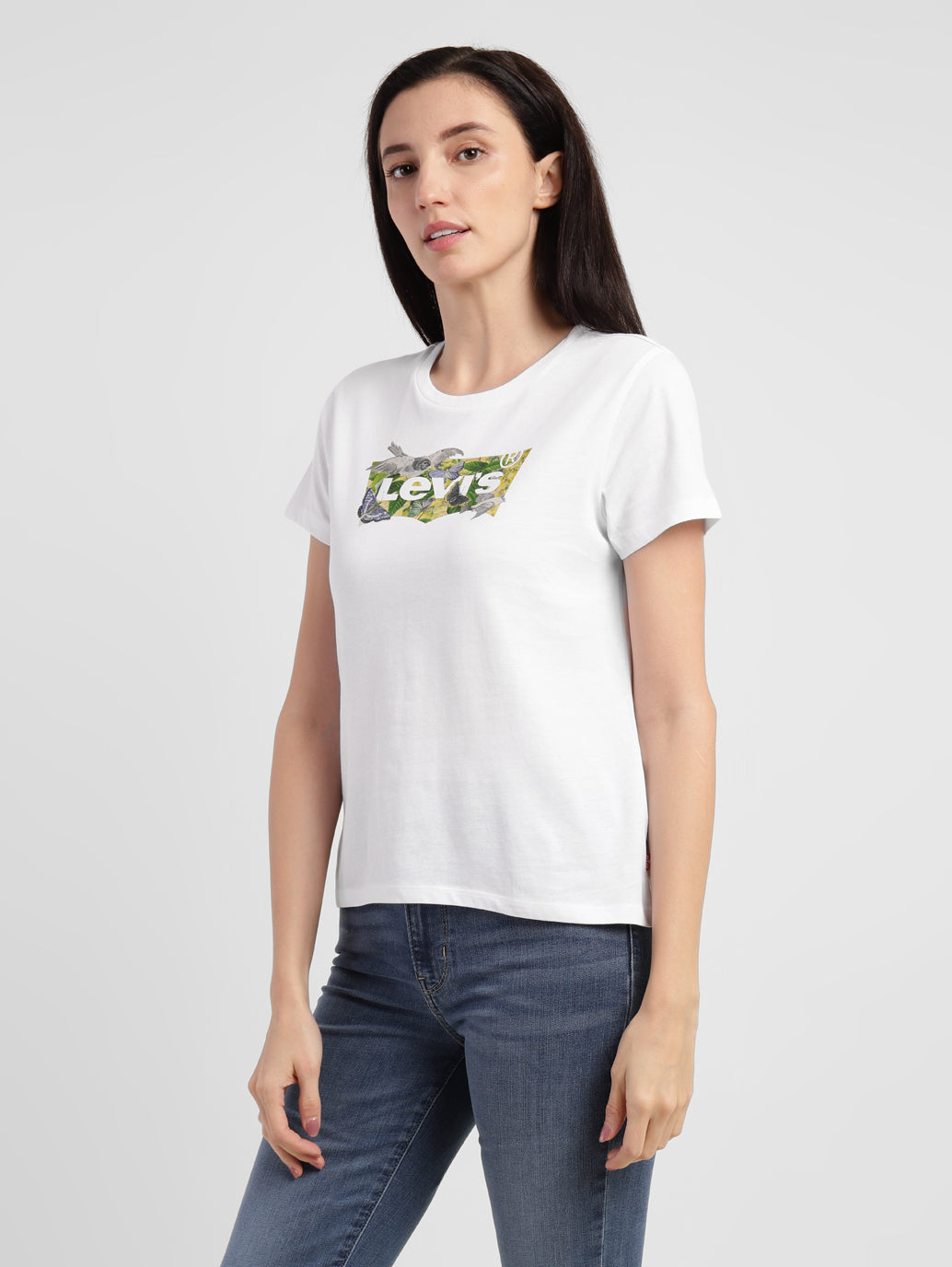 Women's Brand Logo Crew Neck T-shirt - 9d62b621-f099-4b84-aea6-e0fedc3b1f5f View