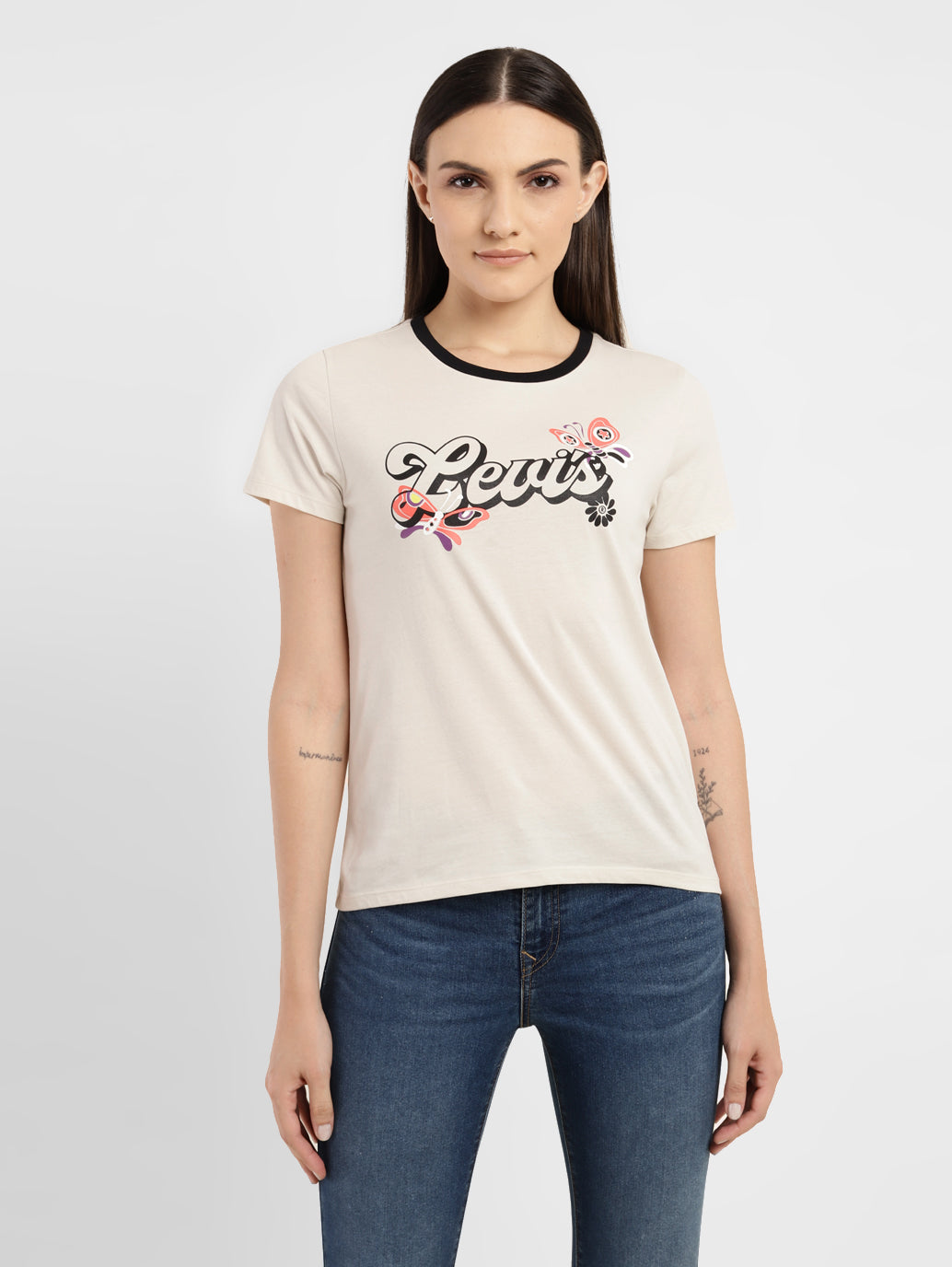 Women's Graphic Print Crew Neck T-shirt - ee9994a8-7b4d-4c0c-a538-45b7686c7c26 View
