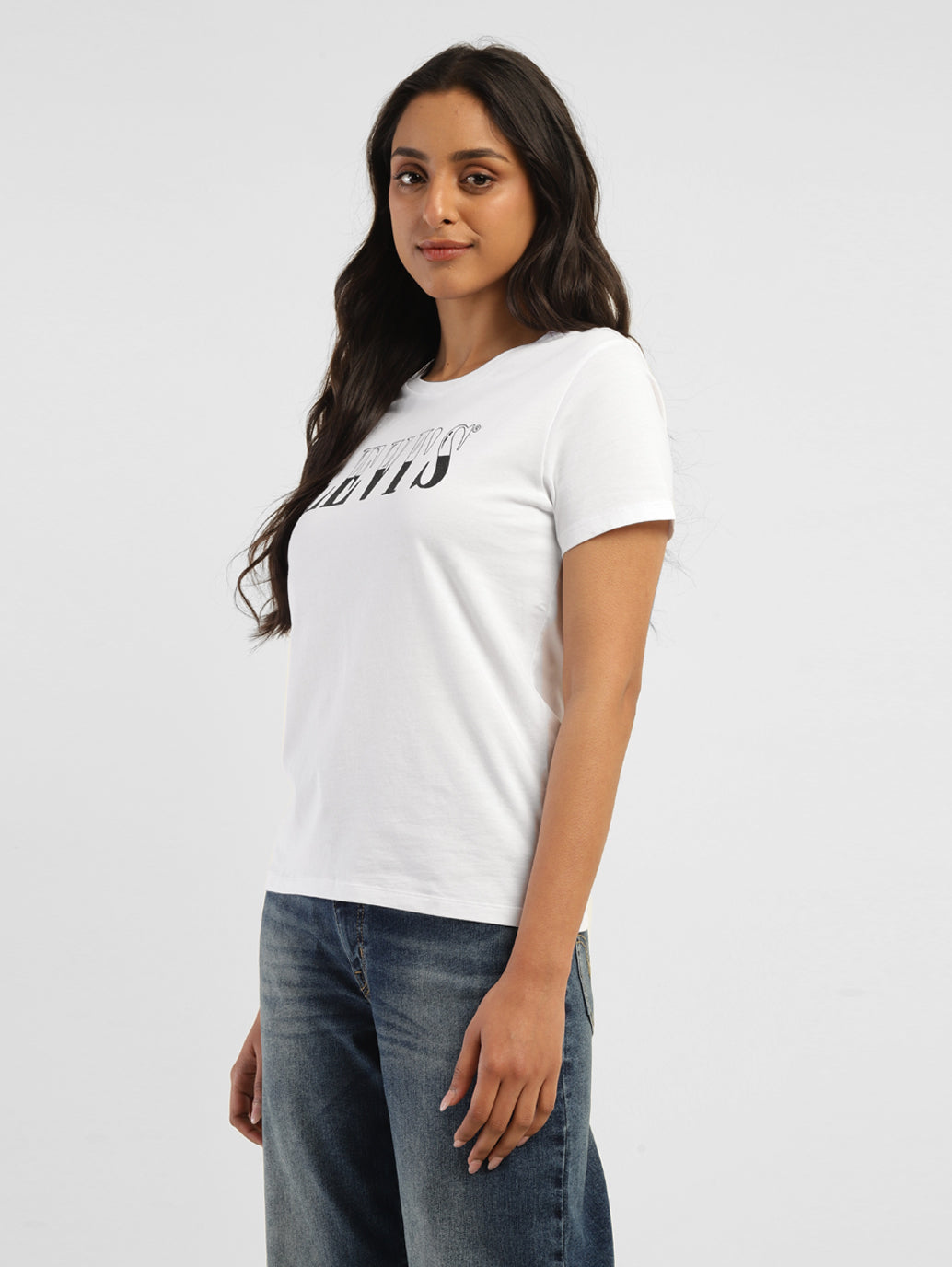 Women's Brand Logo Crew Neck T-shirt - d214b8cf-eafc-4b05-b3bd-be8872e297a4 View