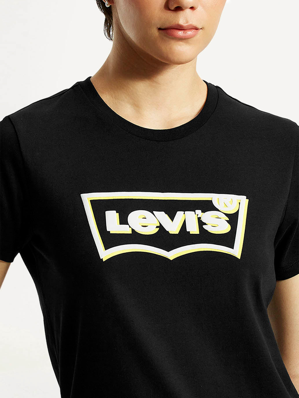 Women's Typography Regular Fit T-Shirt - Detail View