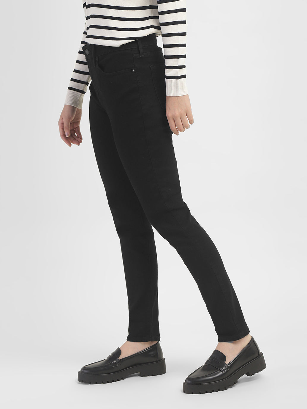 Women's 721 Black Skinny Fit High Rise Jeans - 7fa83ff4-f0eb-4886-8f7e-c16e1306fc0c View
