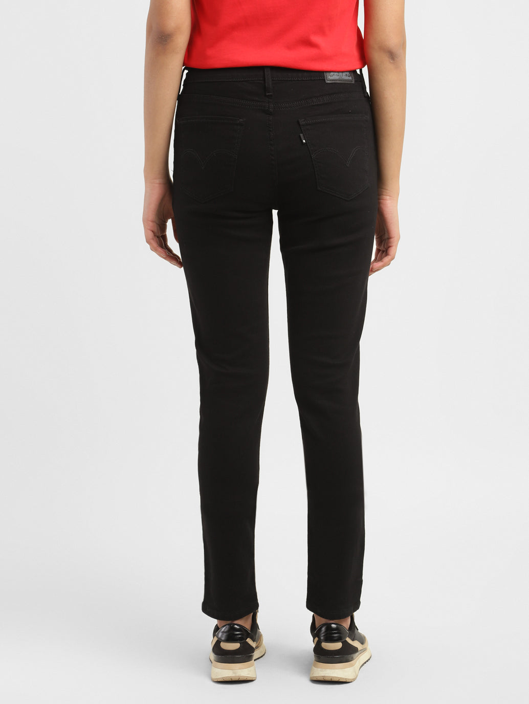 Women's 721 Black Skinny Fit High Rise Jeans - 190c21ba-8e10-432f-b993-fbee17e4fb9a View