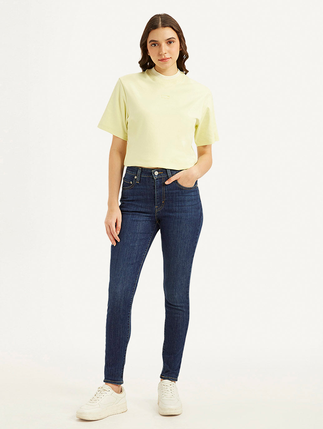 Women's 721 Blue Skinny Fit High Rise Jeans - be371c3f-3ba5-4c24-a481-579a85dd7847 View