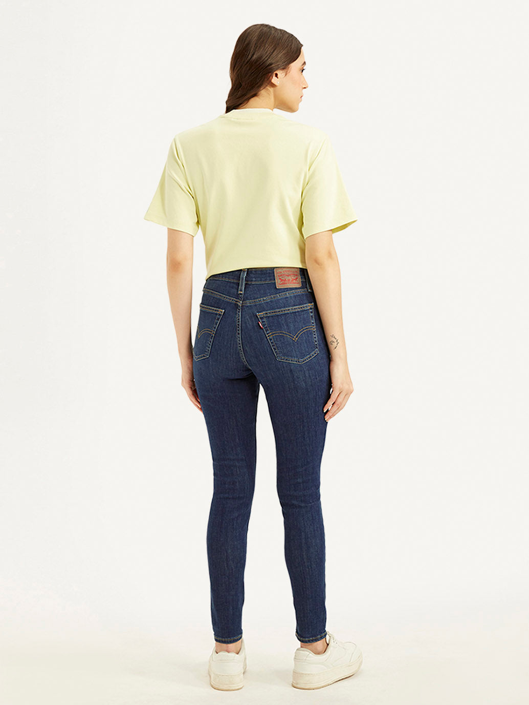 Women's 721 Blue Skinny Fit High Rise Jeans - e4d06bab-7a2c-4cf5-bf08-c8d17e9328c6 View