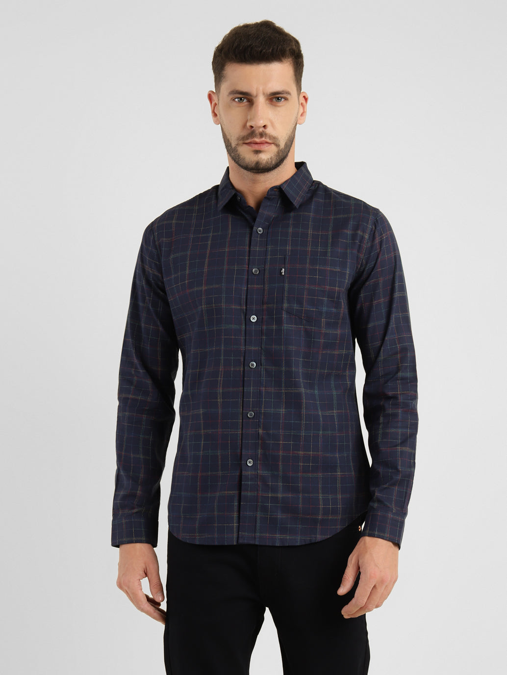 Men's Checkered Slim Fit Shirt - 1afeea95-6c89-4a9a-8a09-5433aefbd053 View