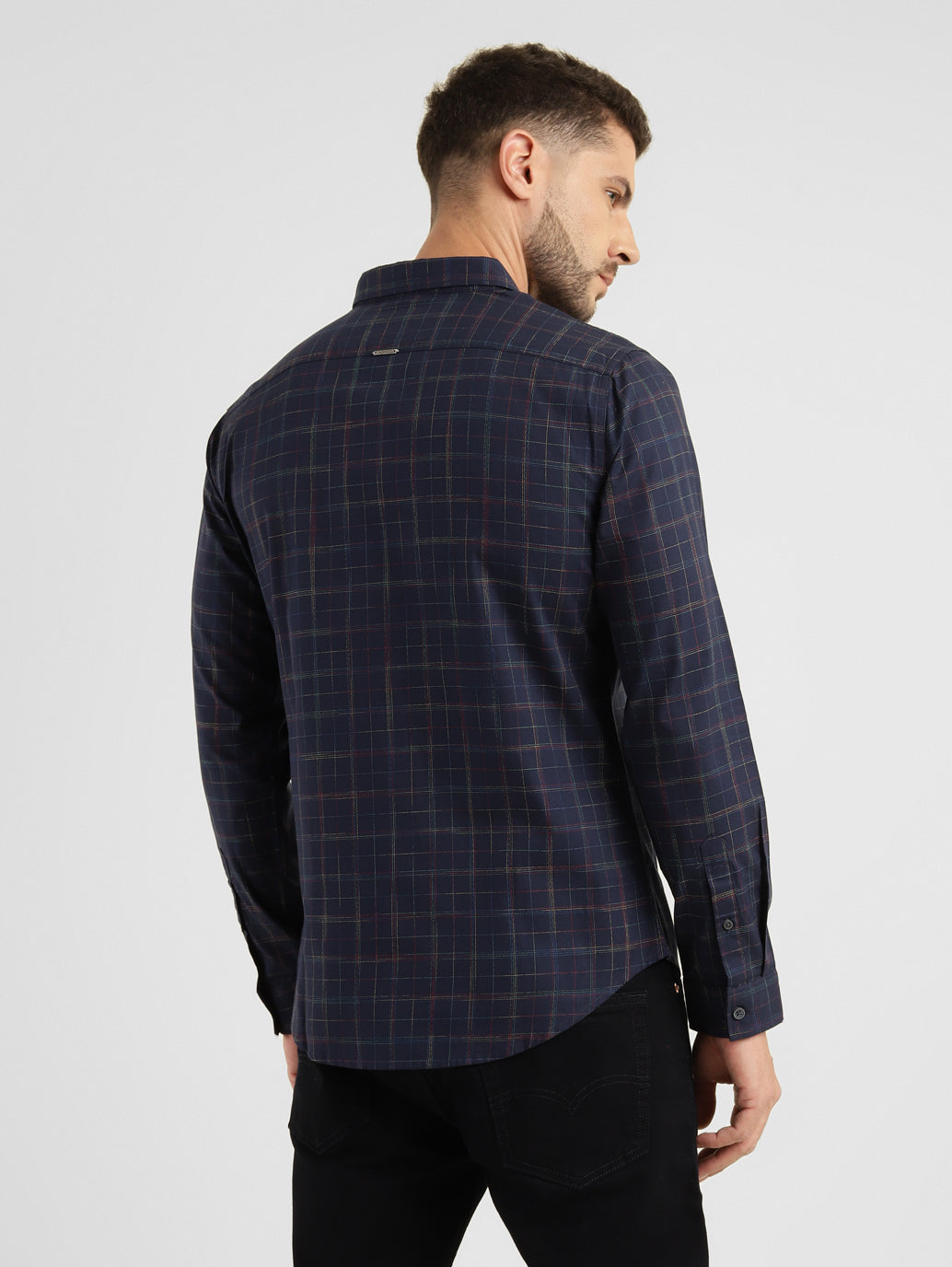 Men's Checkered Slim Fit Shirt - cd847668-ee4e-4555-a560-69d018d8fef6 View