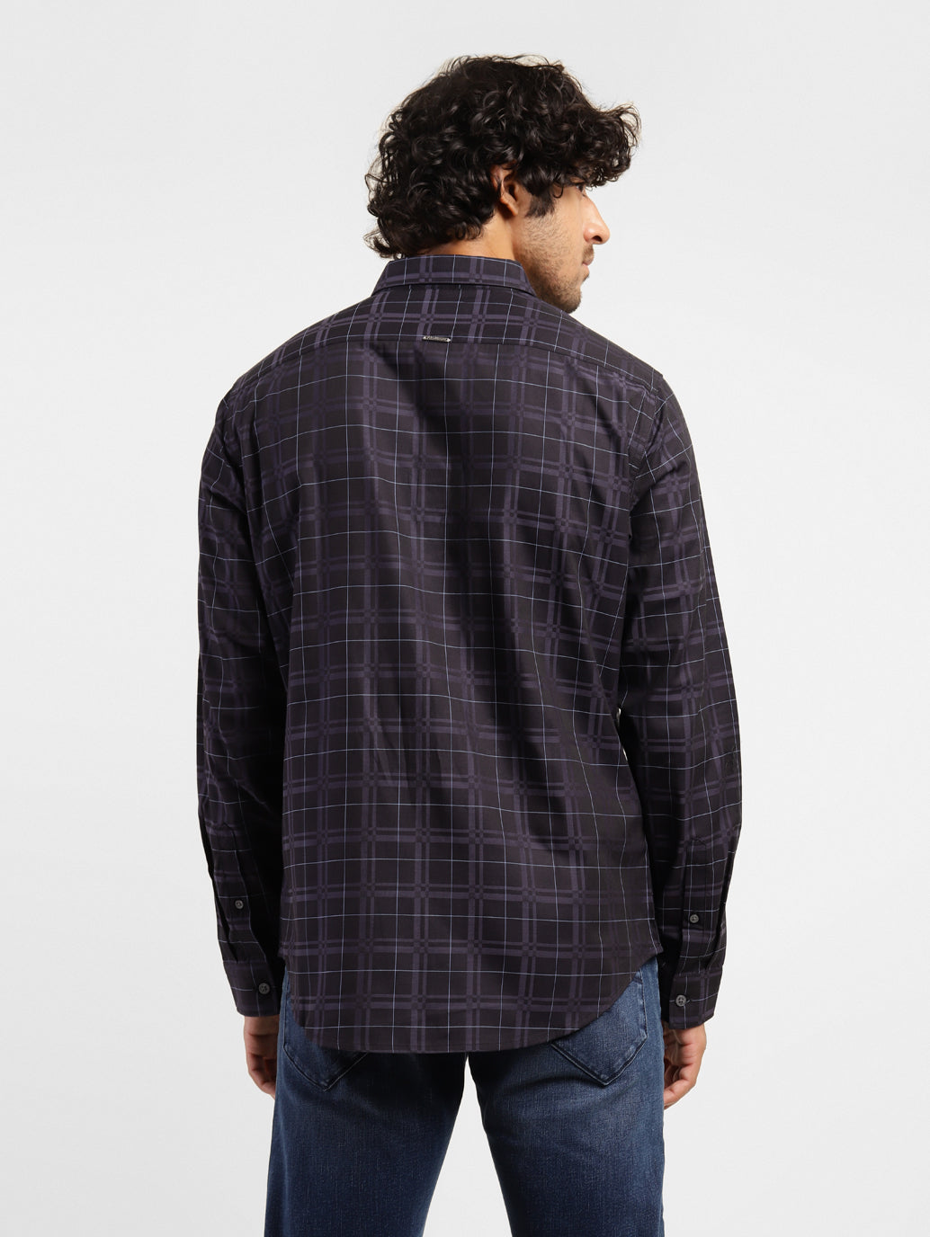 Men's Checkered Slim Fit Shirt - ede4637a-606a-410d-bebf-3cf122812b79 View