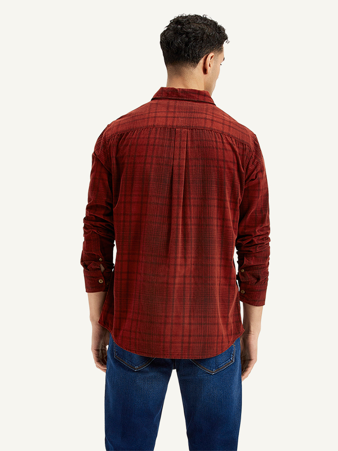 Men's Plaid Regular Fit Shirt - 20 View