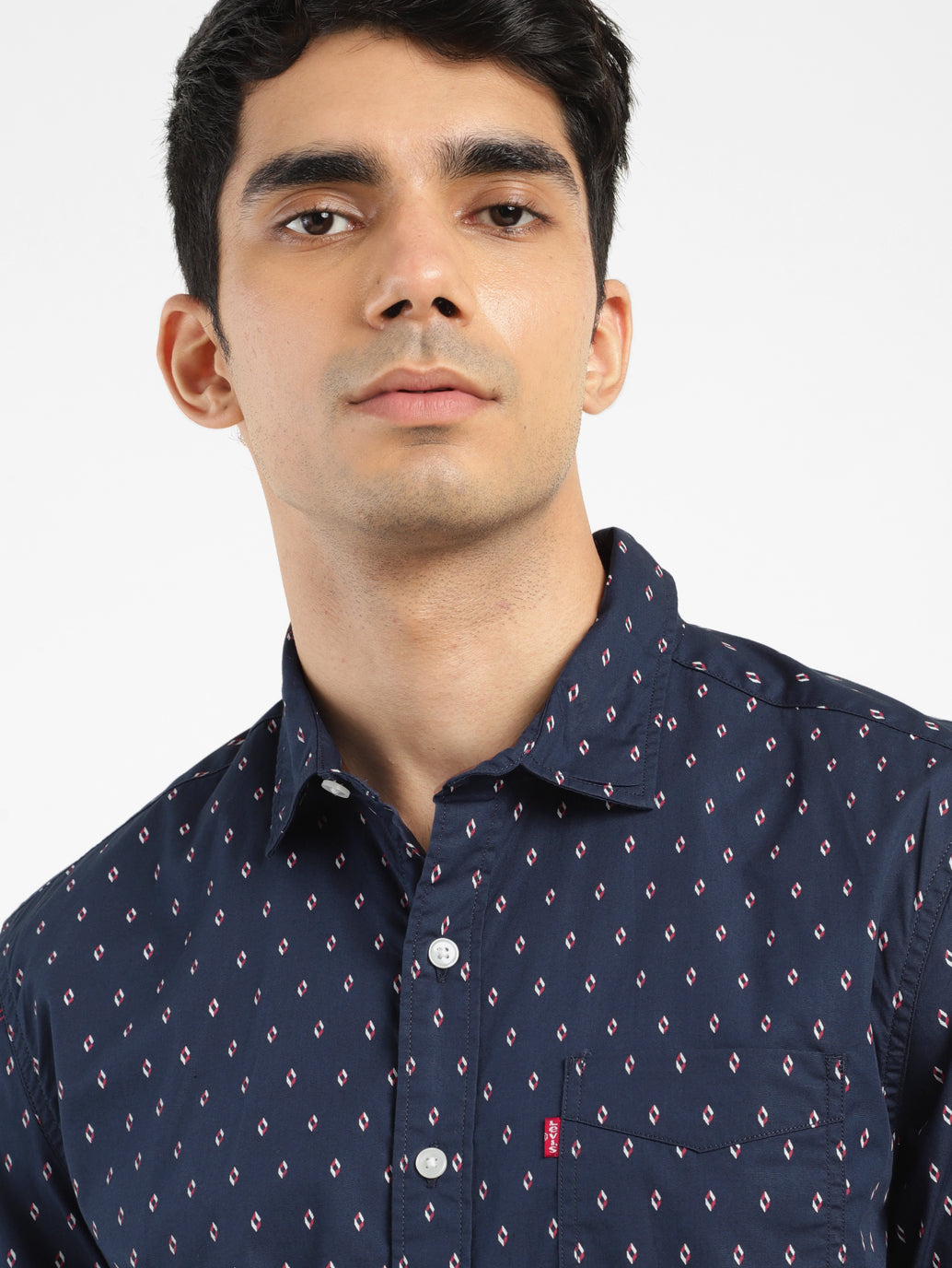 Men's Printed Slim Fit Shirt - 0ff9eb9f-2980-495f-97cb-f44084243bb6 View