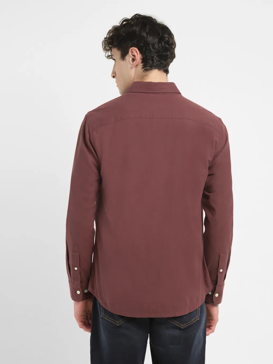 Men's Solid Slim Fit Shirt - 5cea79e3-4f84-40e2-9a5b-9b5d11b22725 View