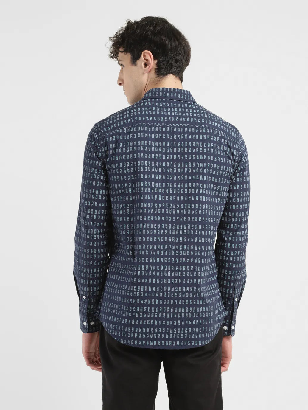 Men's Print Slim Fit Shirt - a2169090-dca0-47e9-b660-a003a6848c27 View