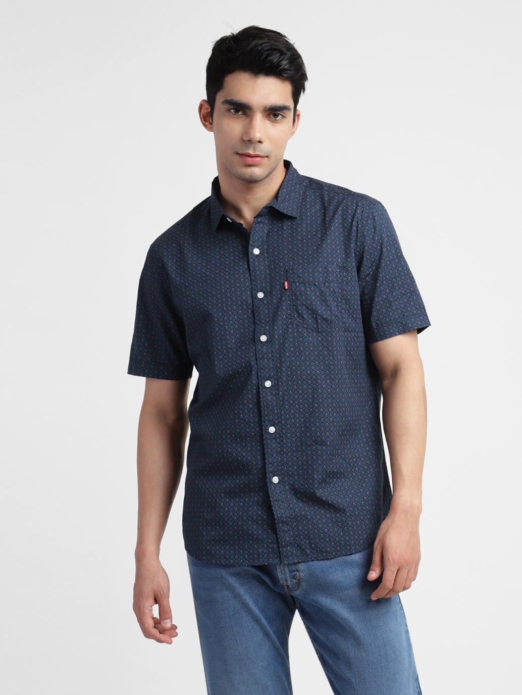 Men's Printed Slim Fit Shirt - 151659d3-480a-4786-8db0-a938a3da1b38 View