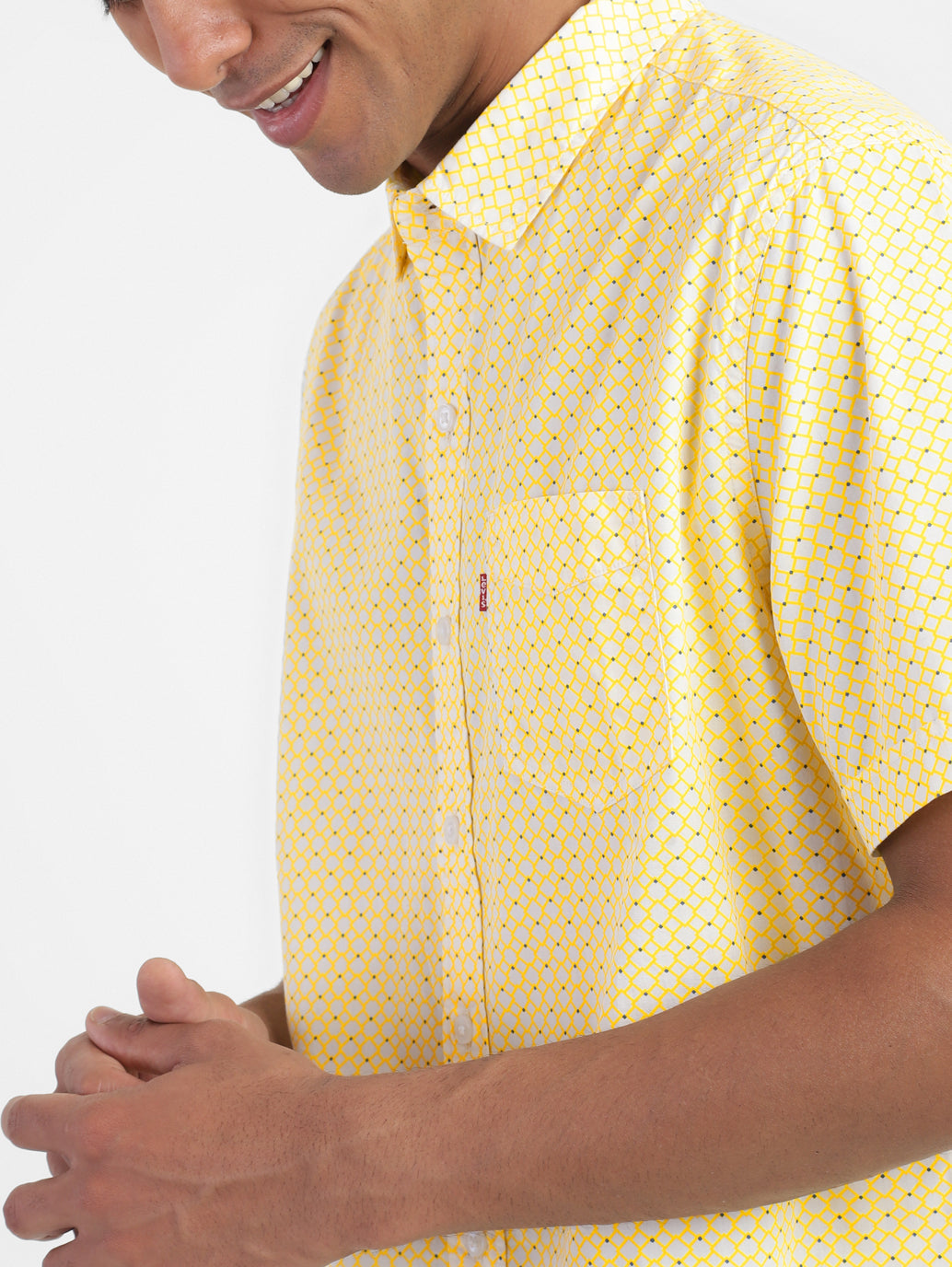 Men's Printed Slim Fit Shirt - 52d97baf-36a7-4e9d-b758-faf9911095da View