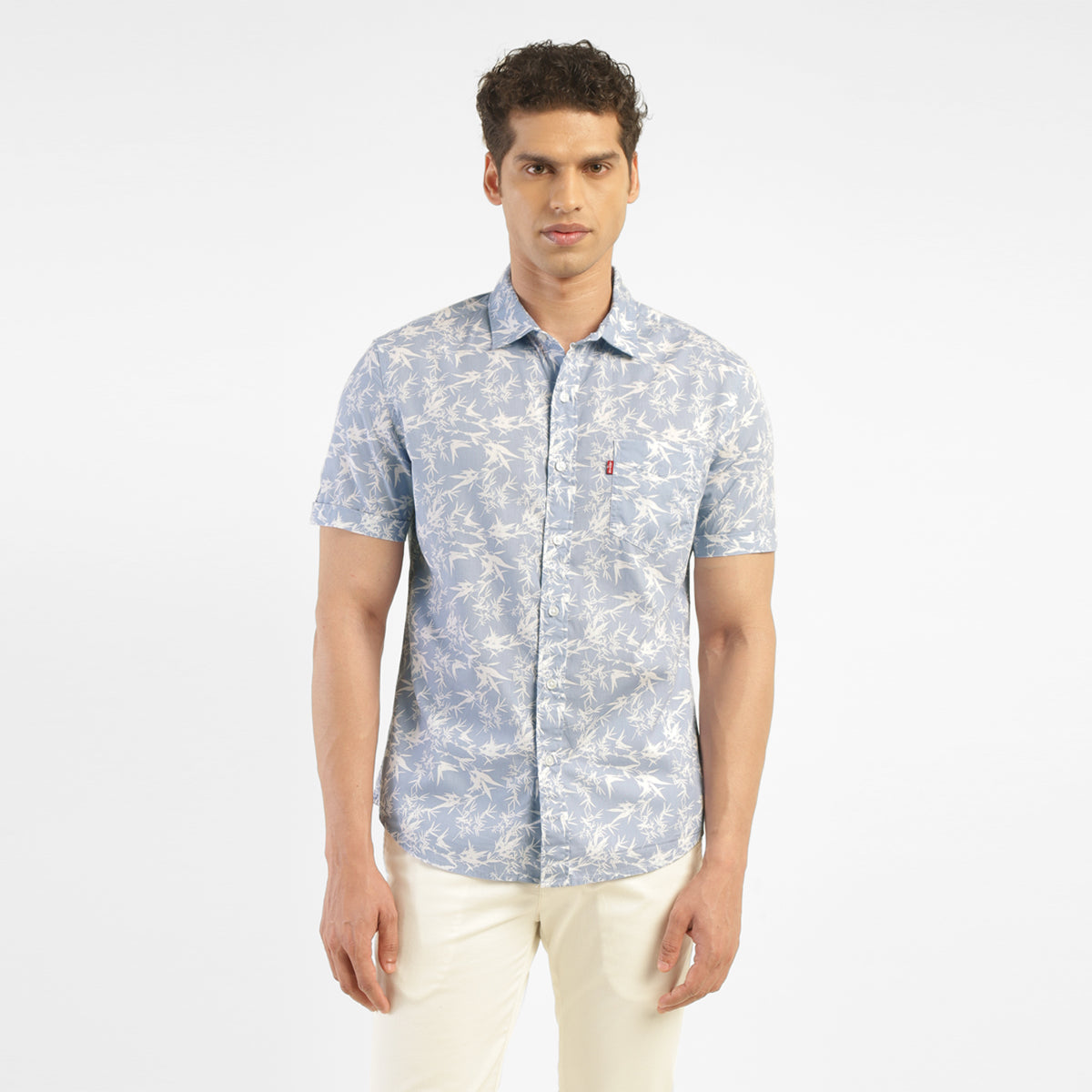Men's All Over Printed Slim Fit Shirt - 2580aabd-9eeb-4480-8238-ce1e9e158c35 View