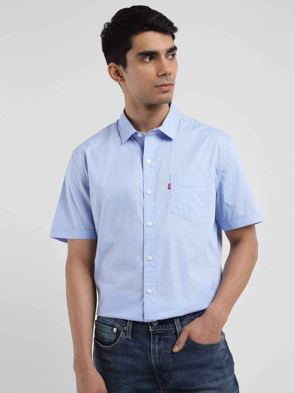 Men's Solid Slim Fit Shirt - 17437cd5-437e-4ebd-b033-a7d37ea51670 View