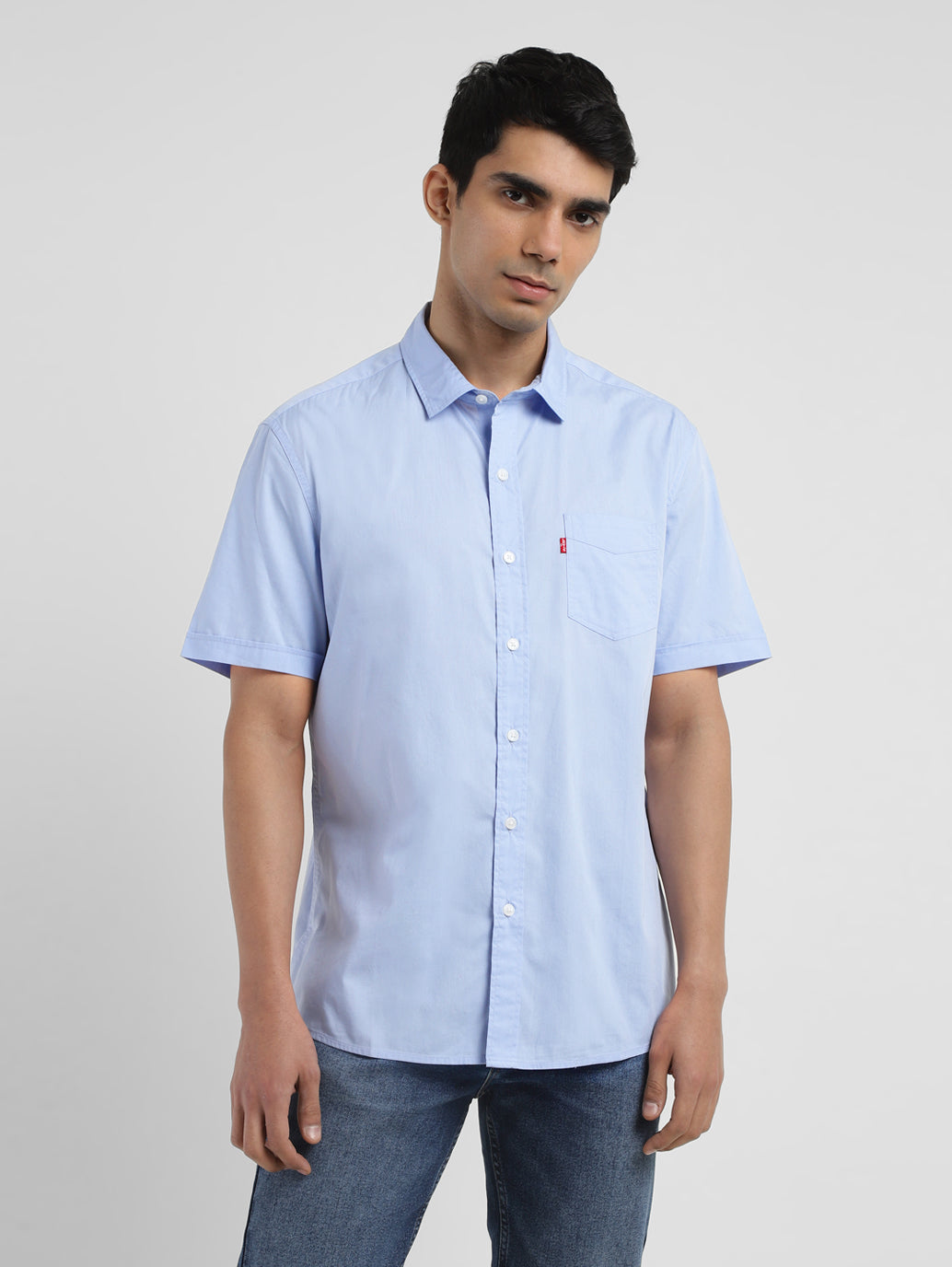Men's Solid Slim Fit Shirt - 7c094069-1362-4a13-aa83-ec6e395014e6 View