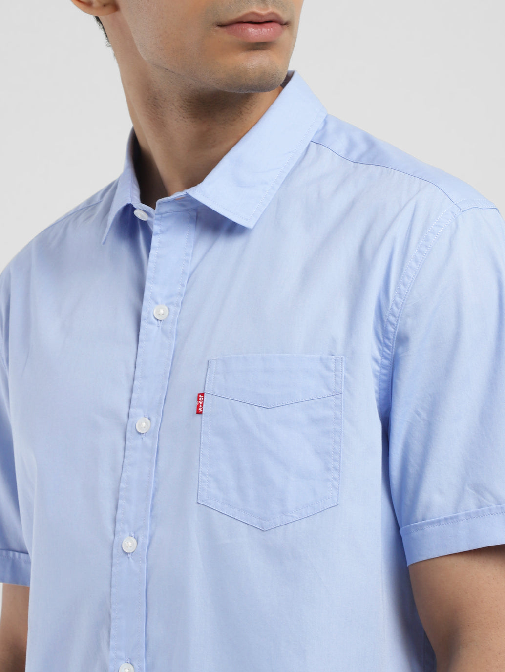 Men's Solid Slim Fit Shirt - 4c253ba6-69bb-40f7-8ca3-c921e9f51c8d View