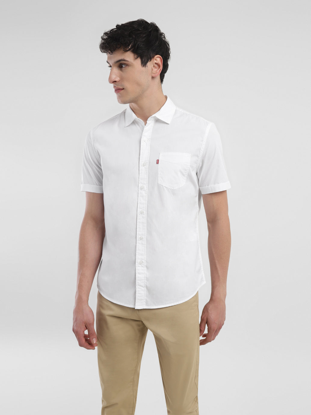 Men's Solid Slim Fit Shirt - StyleShot View