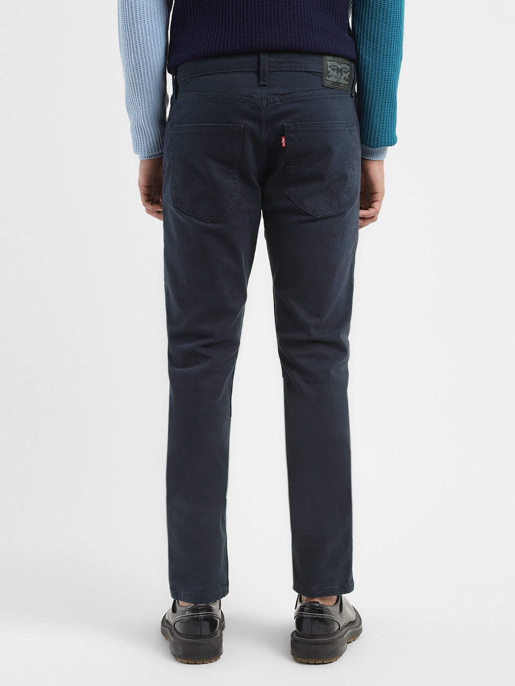 Men's 512 Navy Blue Slim Tapered Fit Mid Rise Jeans - e26b5e9f-fd0c-4a94-be21-966e04ab4f97 View