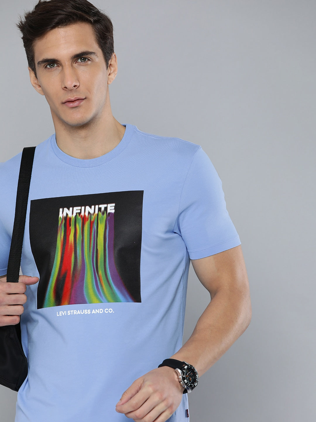 Men's Graphic Print Crew Neck T-shirt - bb4ff7b1-8150-4a4e-a418-c743f86b2ec1 View