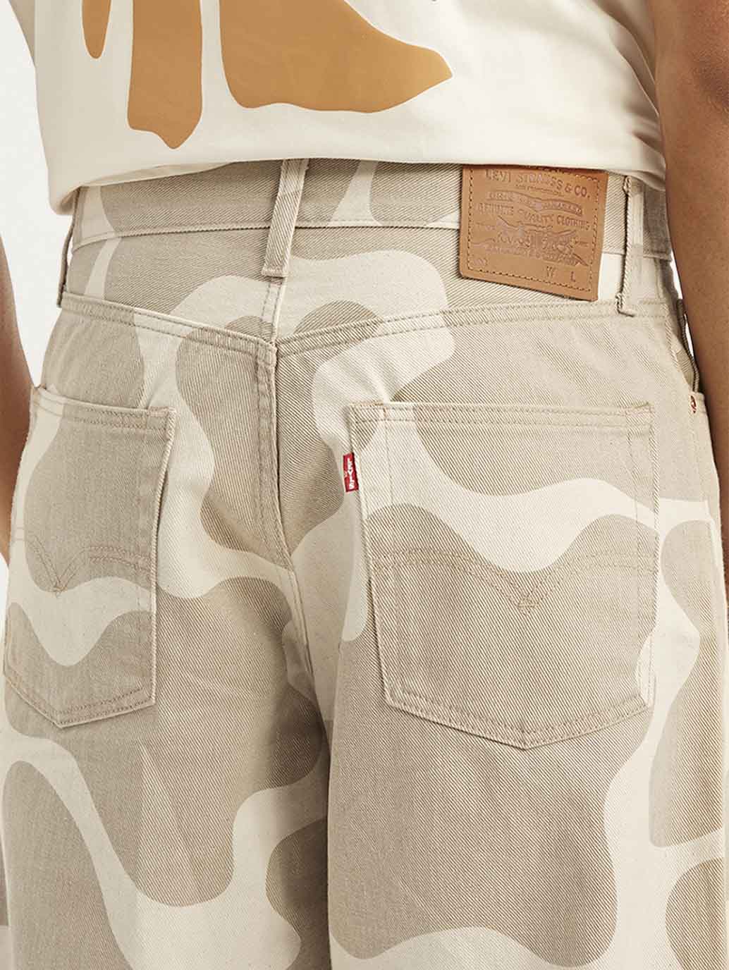 Men's 578 Beige Loose Fit Mid Rise Jeans - 3f150d3f8e691401d7d87d5df20161ed View