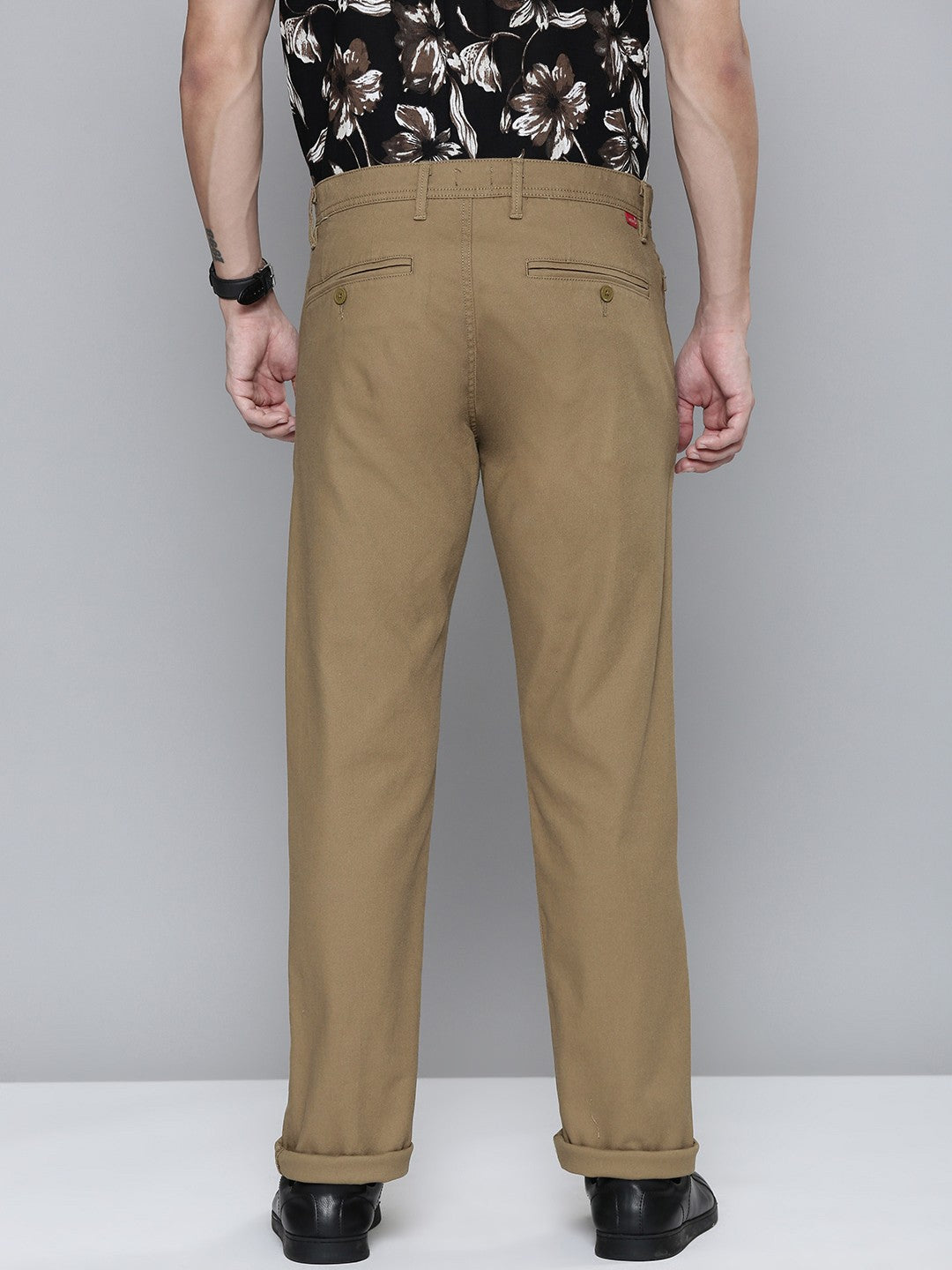 Men's Brown Slim Fit Chinos - 5130d183-b9fd-4d44-beee-7f3e30bfa4921743487812090-Levis-Men-Slim-Fit-Chinos-Trousers-6831743487811479-3 View