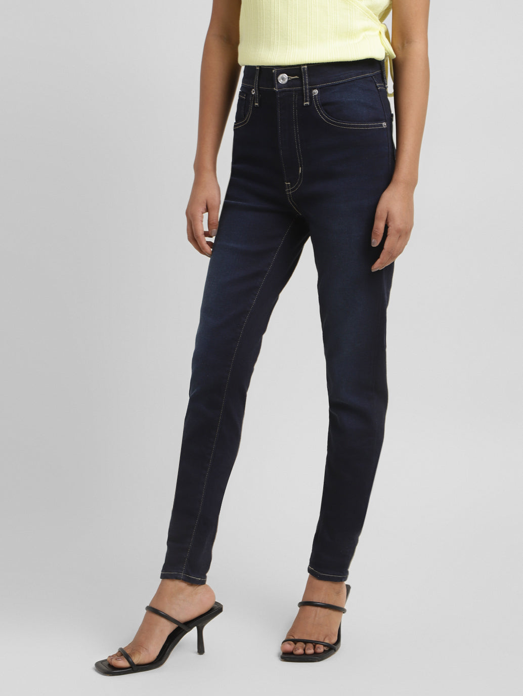 Women's Blue Mile High Wide Leg Fit High Rise Jeans - 0e83269f-ea67-406d-9ad8-a2ff1abe8d6d View